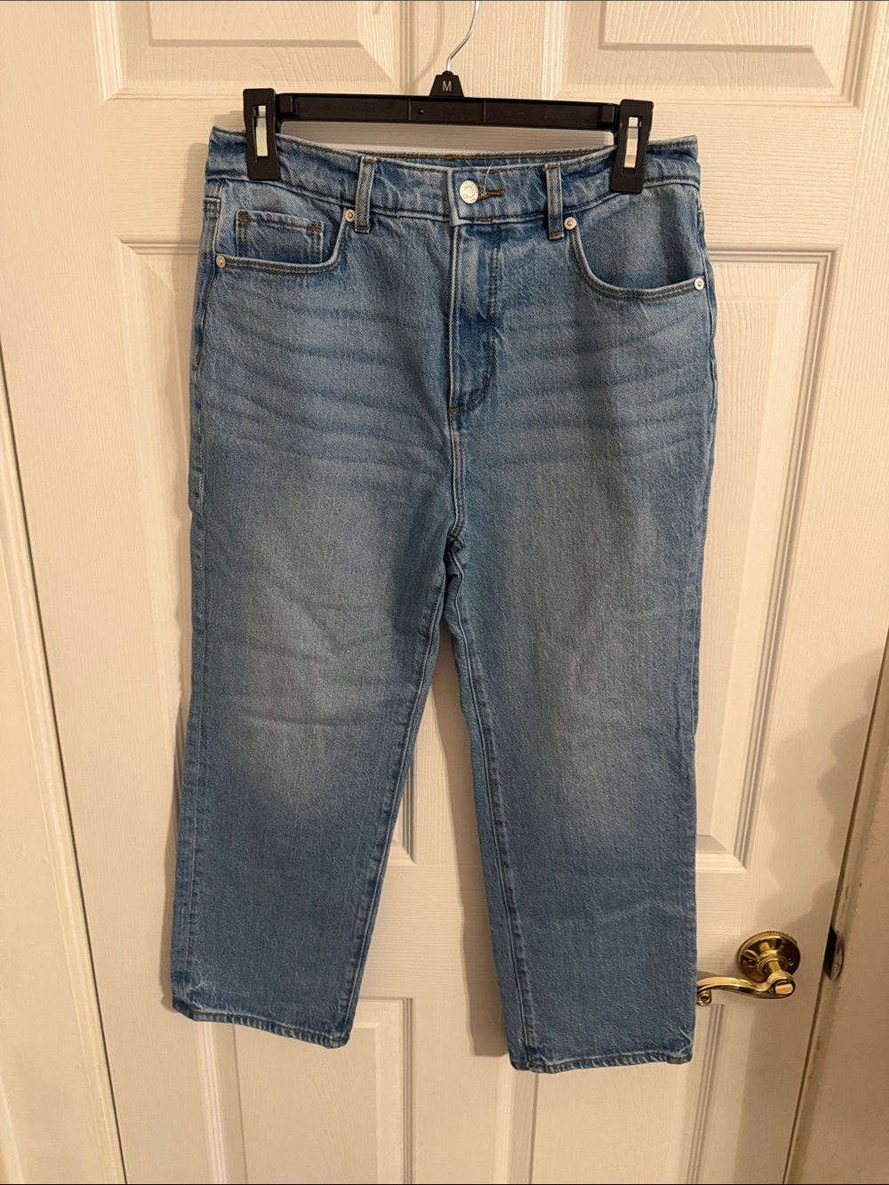 Loft The Straight Denim Jeans Sz 29 Petite (8)